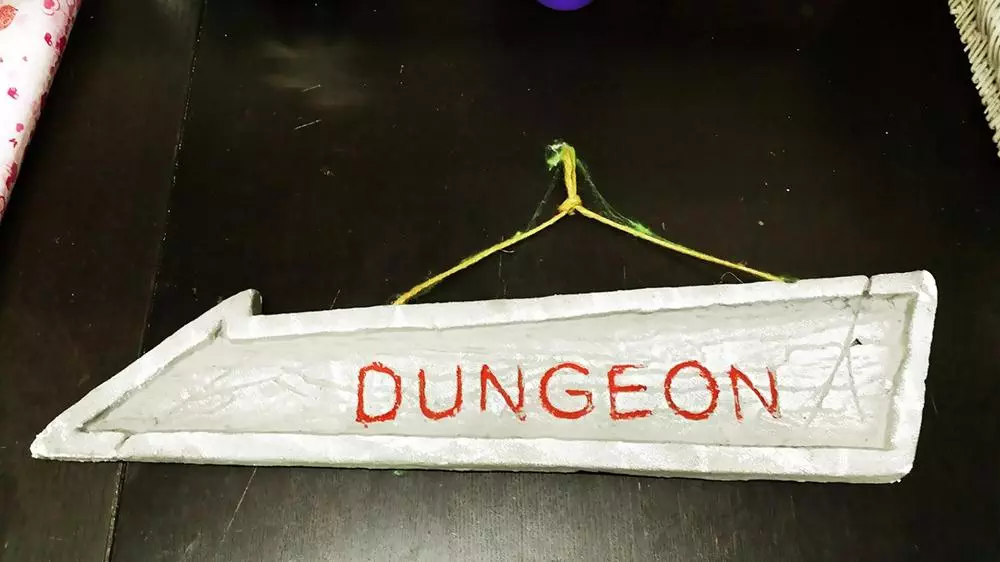 dungeon sign
