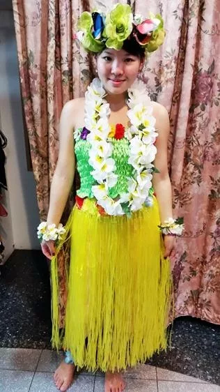 Hawaiian costume for rent Grass Skirt - Costume for rent